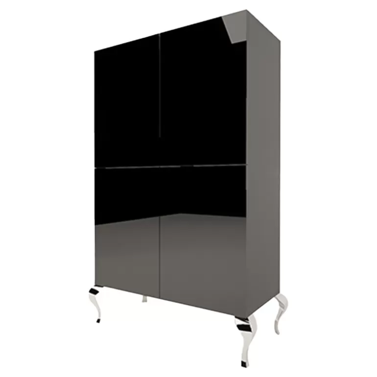 Argentier 4 portes laqué style baroque moderne - Betty<Meubles Moss Sale