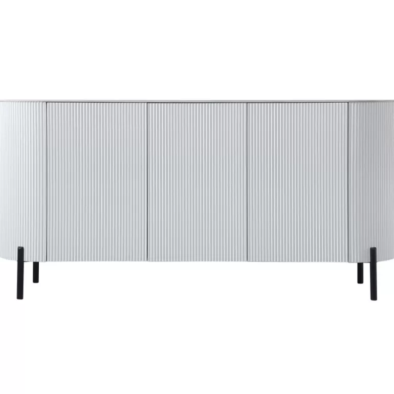 Bahut / Buffet 3 portes plateau céramique mat effet marbre - Aubrey 165cm<Meubles Moss Outlet
