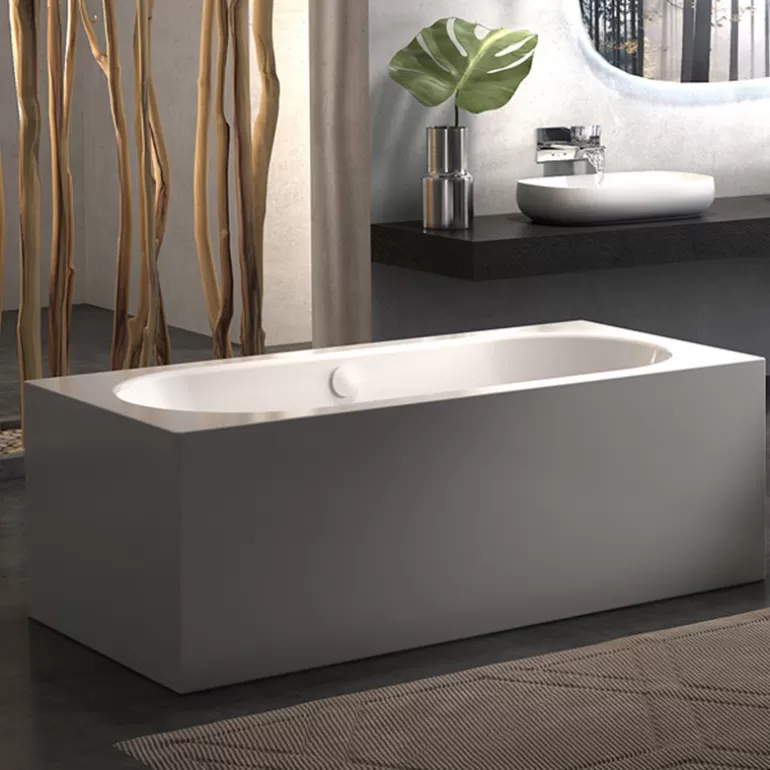 Baignoire îlot rectangulaire design Alceste<Meubles Moss Sale
