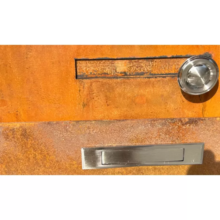 Brasero corten de cuisine pour extérieur - Kamin Karl 4<Meubles Moss Online