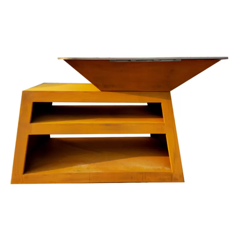Brasero plancha feu de bois - Kamin Saturn 15<Meubles Moss Store