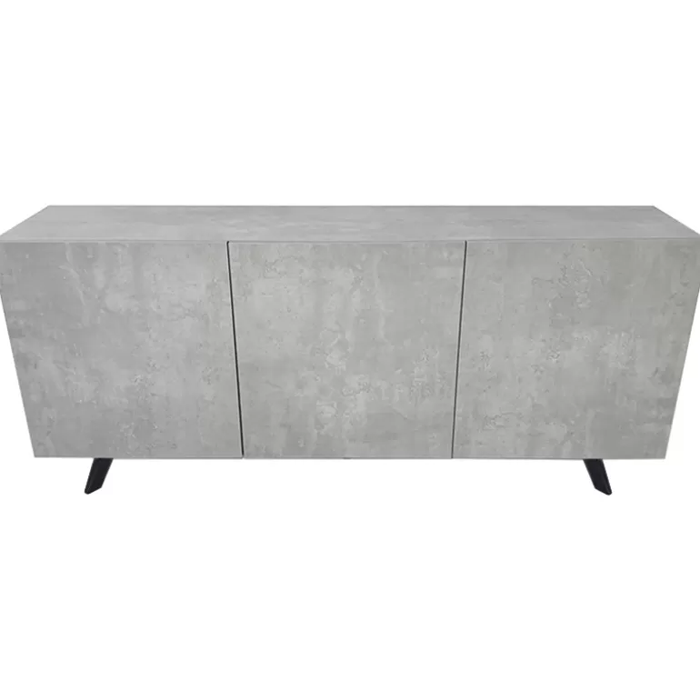 Buffet / Bahut 3 portes effet design contemporain pieds noirs ou brossés - Roma 180cm<Meubles Moss Clearance