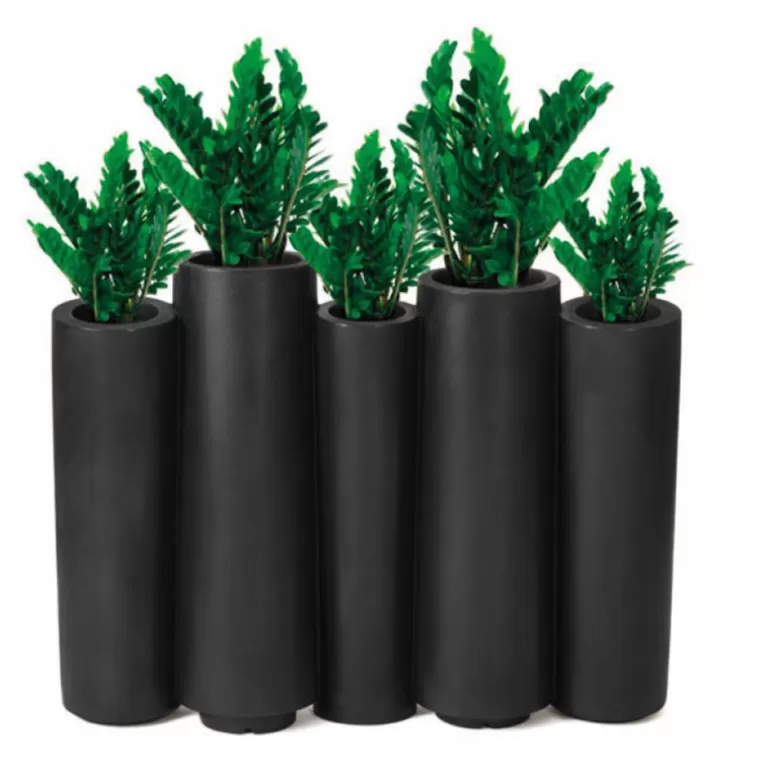 Cache-pot jardinière en polyéthylène - Bamboo<Meubles Moss Shop