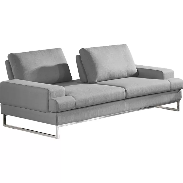 Canapé 3 places tissu avec dossiers modulable - Borgas<Meubles Moss Fashion