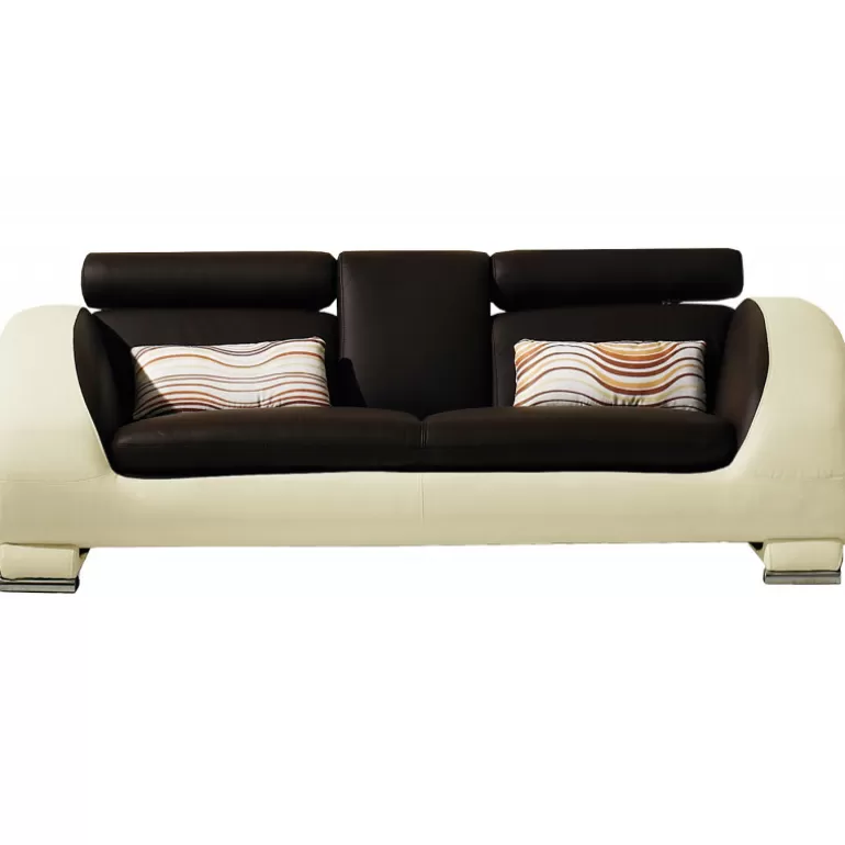 Canapé cuir 3 places - Okyo<Meubles Moss Sale