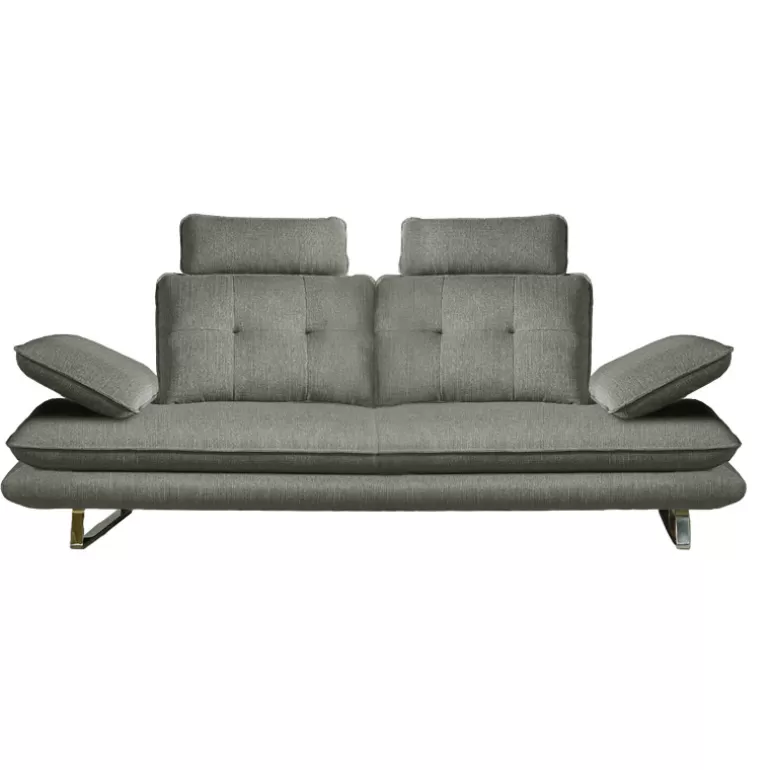 Canapé relax 2 places en tissu avec dossier réglable - Kosveg<Meubles Moss Hot