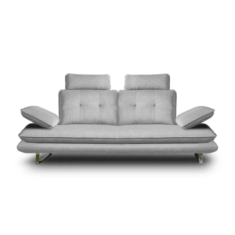 Canapé relax 2 places en tissu avec dossier réglable - Kosveg<Meubles Moss New
