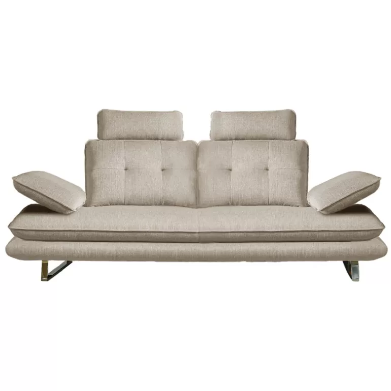 Canapé relax 2 places en tissu avec dossier réglable - Kosveg<Meubles Moss Cheap