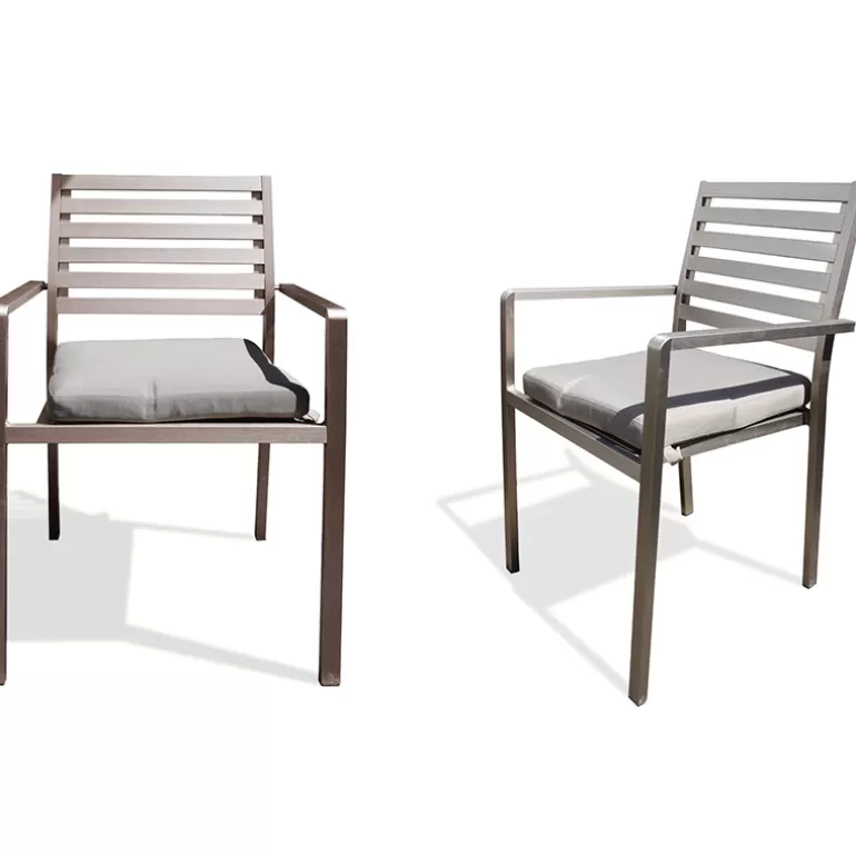 Chaise de jardin en aluminium - Irwan<Meubles Moss Best Sale