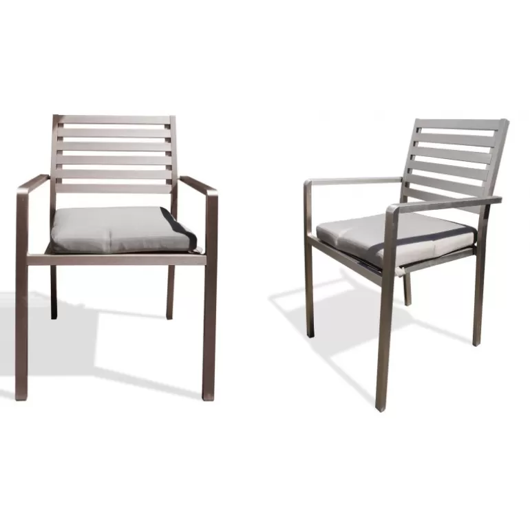 Chaise de jardin en aluminium - Irwan<Meubles Moss Best Sale