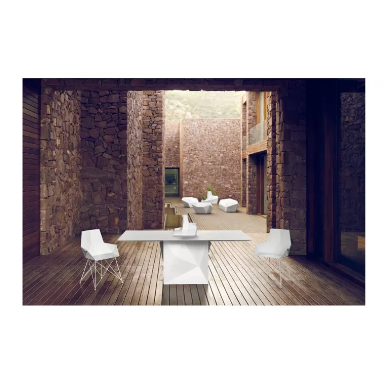 Chaise design avec pied Inox Vondom - FAZ<Meubles Moss Cheap