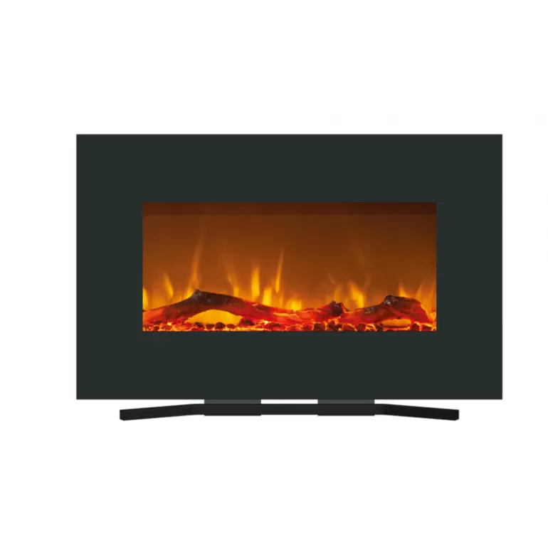Cheminée électrique avec façade noire - Kamin negra 36<Meubles Moss Cheap