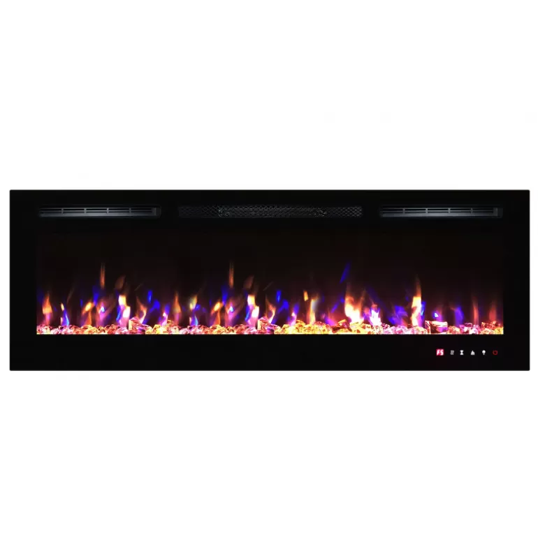 Cheminée électrique encastrable 182 cm - Kamin Black NICE 72<Meubles Moss Cheap