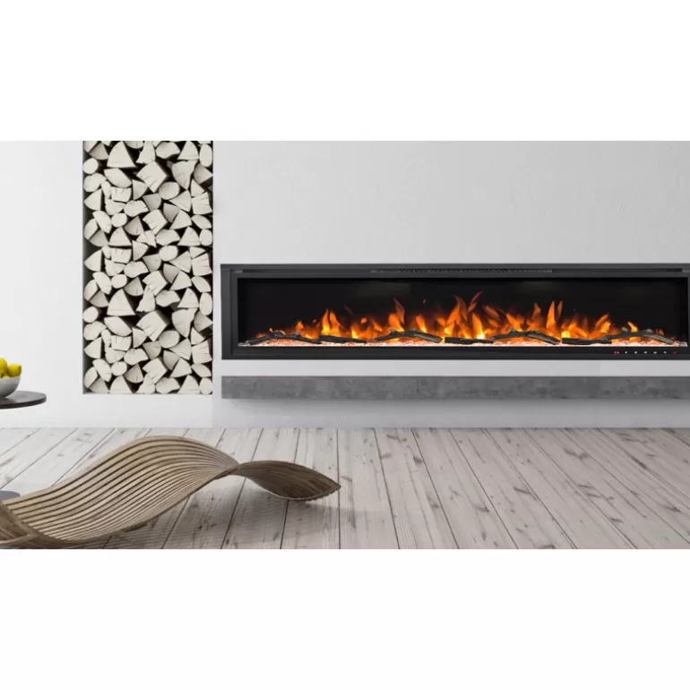 Cheminée électrique encastrable 254 cm - Kamin CADIX 100<Meubles Moss Clearance
