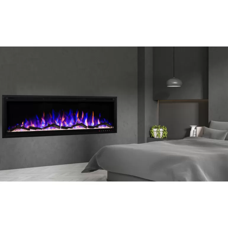 Cheminée électrique encastrable 183 cm - Kamin CADIX 72<Meubles Moss Discount