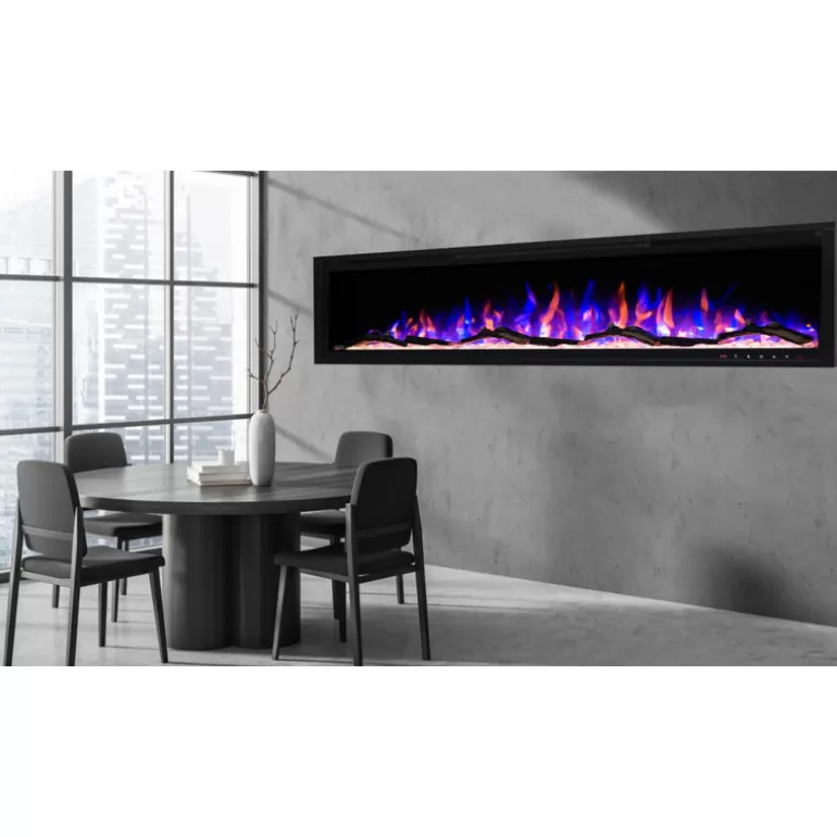 Cheminée électrique encastrable 254 cm - Kamin CADIX 100<Meubles Moss Clearance