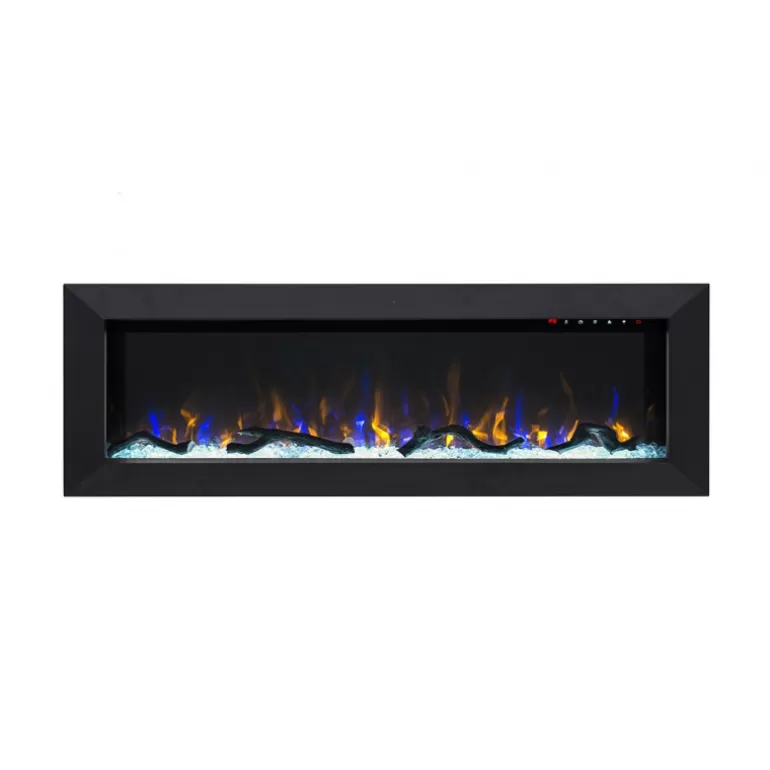 Cheminée électrique encastrable 183 cm - Kamin Munich Noir 72<Meubles Moss Hot