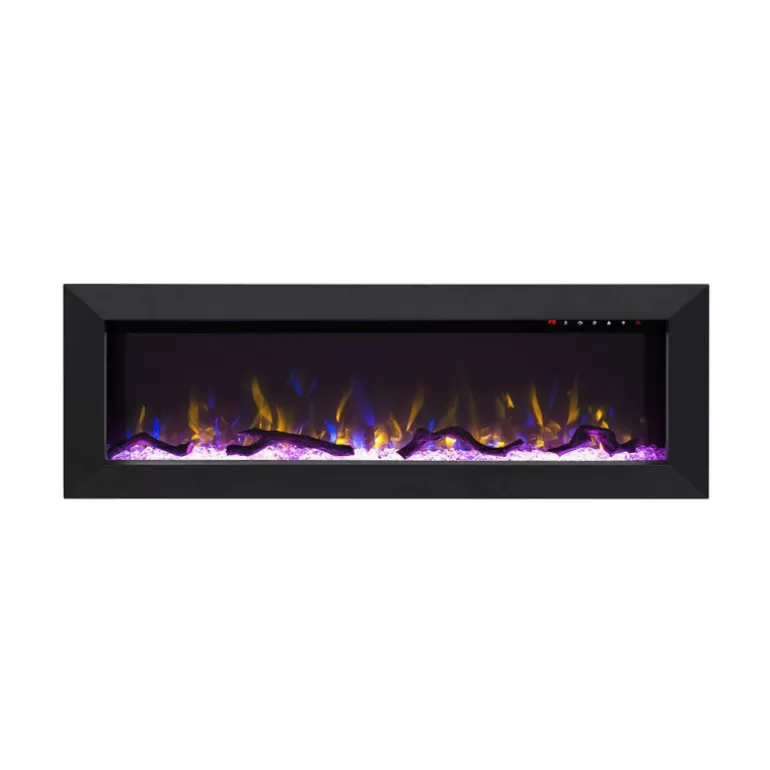 Cheminée électrique encastrable 183 cm - Kamin Munich Noir 72<Meubles Moss Hot