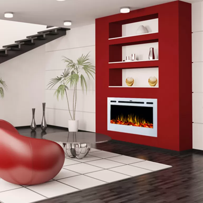 Cheminée électrique encastrable - Kamin NICE 36 White<Meubles Moss New