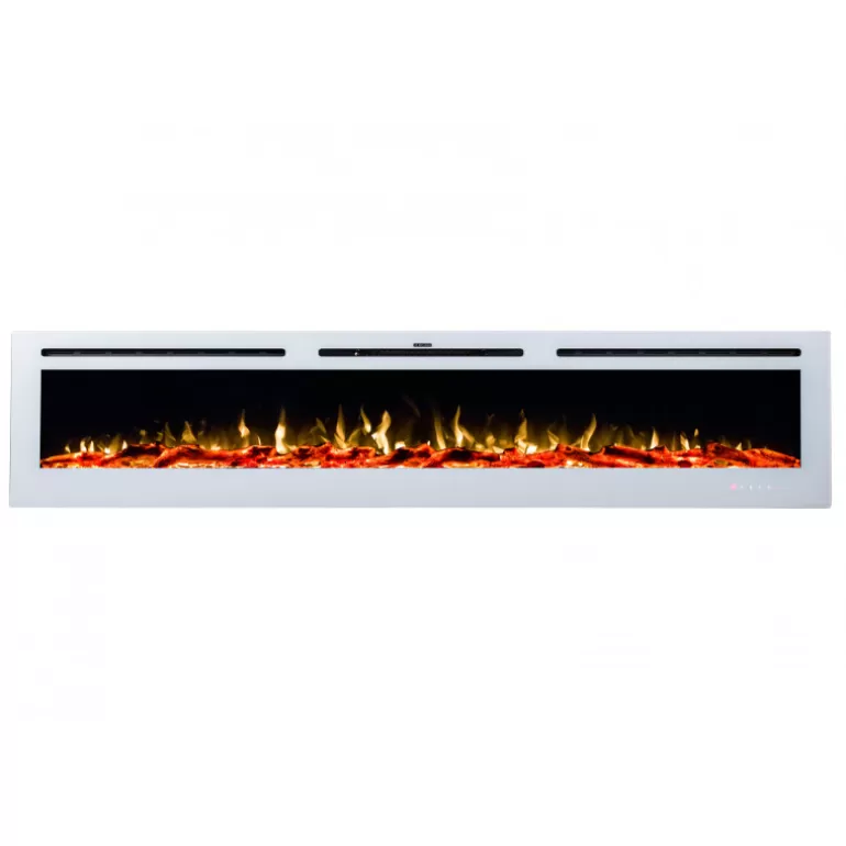 Cheminée électrique encastrable 254cm - Kamin NICE 100 white<Meubles Moss Sale
