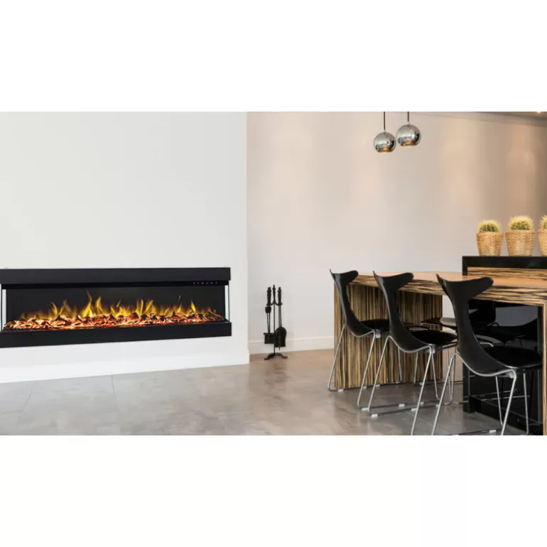 Cheminée électrique encastrable 3D - Kamin Milano 60<Meubles Moss Flash Sale