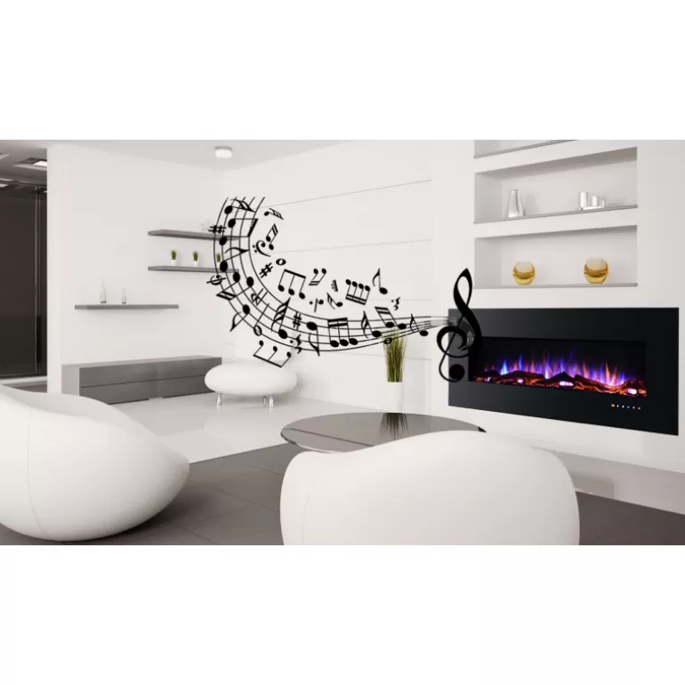 Cheminée électrique encastrable et musicale - Kamin Musica 50<Meubles Moss New