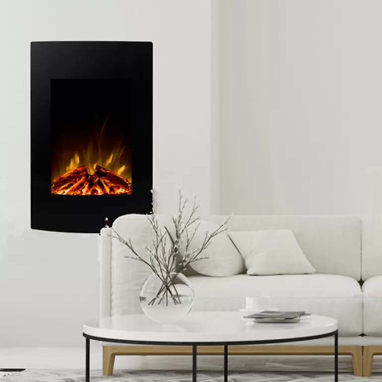 Cheminée électrique verticale à LED - Kamin vertical 23<Meubles Moss Best