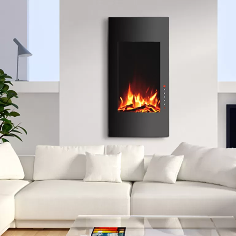 Cheminée électrique verticale à LED - Kamin verticale 16<Meubles Moss Clearance