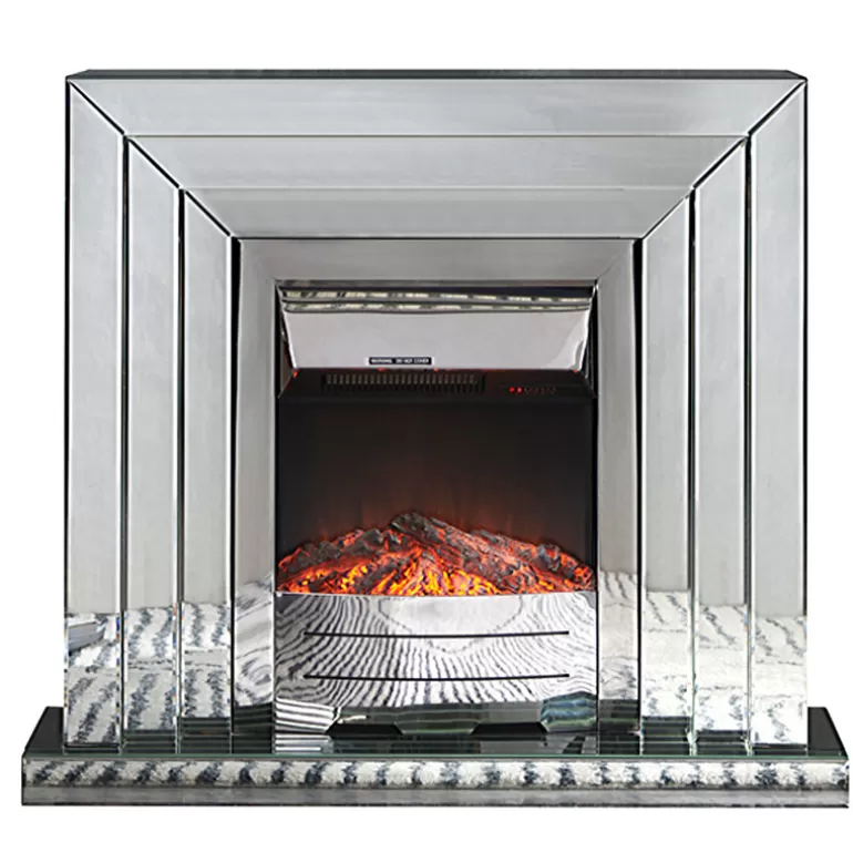 Cheminée miroir électrique- Claudia<Meubles Moss Discount