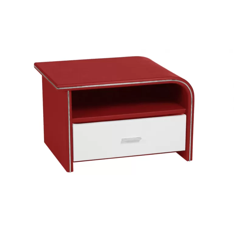 Chevet design en simili cuir - Store<Meubles Moss Online