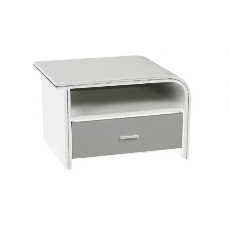Chevet design en simili cuir - Store<Meubles Moss Online