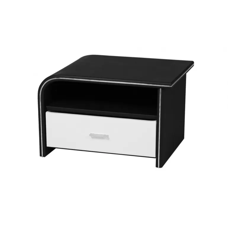 Chevet design en simili cuir - Store<Meubles Moss Flash Sale