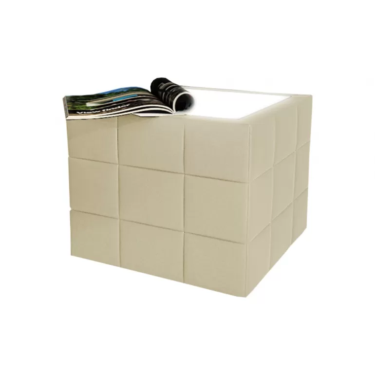 Chevet lit capitonné avec éclairage Led - Cubs<Meubles Moss Fashion