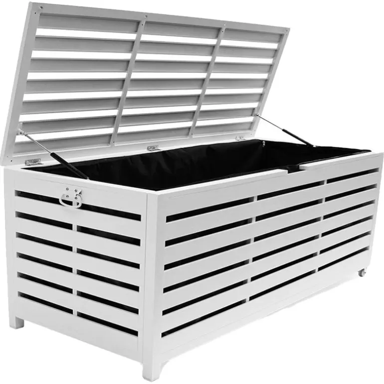 Coffre de rangement de jardin en aluminium - Lucamo<Meubles Moss Clearance