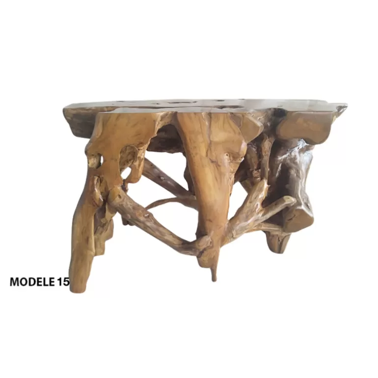 Console bois racine de teck naturel - Bali 130cm<Meubles Moss Sale