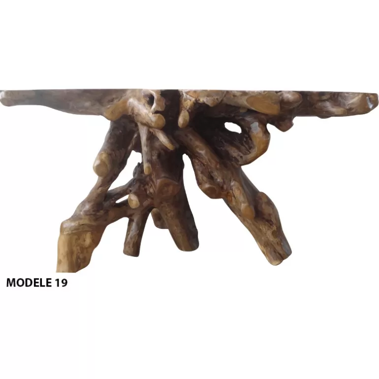 Console en racine naturelle - Bali 160cm<Meubles Moss Online