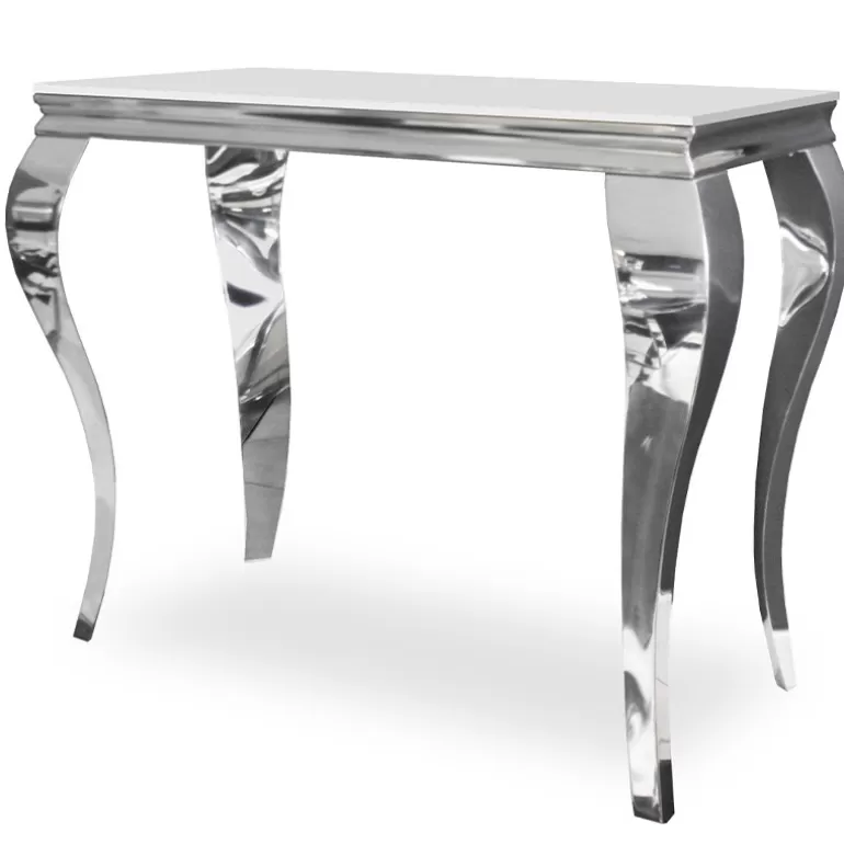 Console laquée baroque rectangulaire moderne - Betty<Meubles Moss Discount