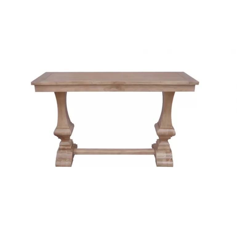 Console monastère bois massif - Avignon 130cm<Meubles Moss Best Sale