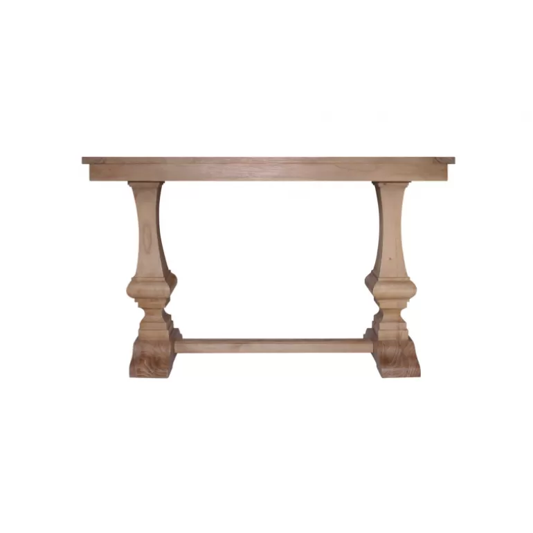 Console monastère bois massif - Avignon 130cm<Meubles Moss Best Sale
