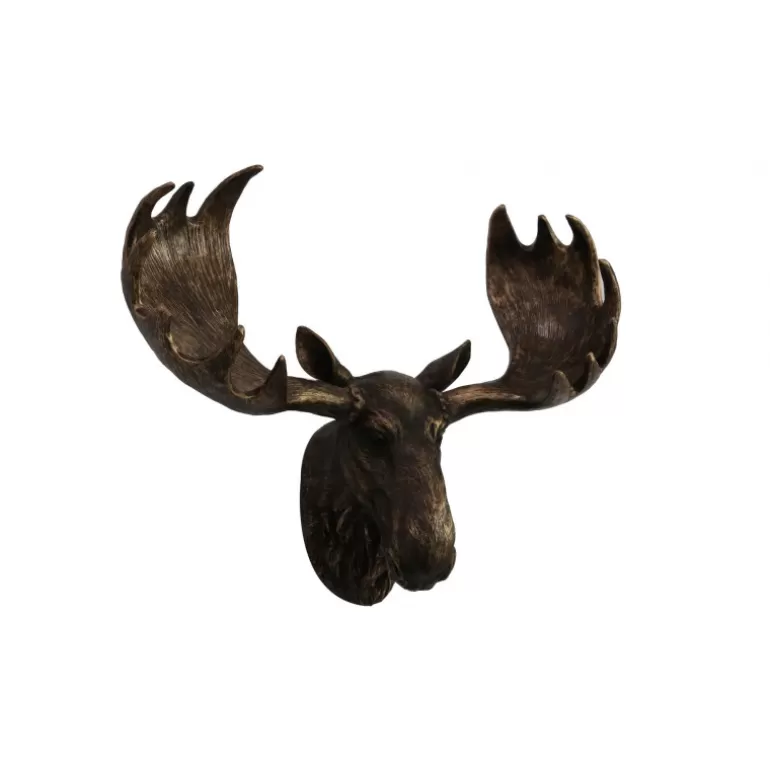 Elk - Statue design tête d'élan<Meubles Moss Hot