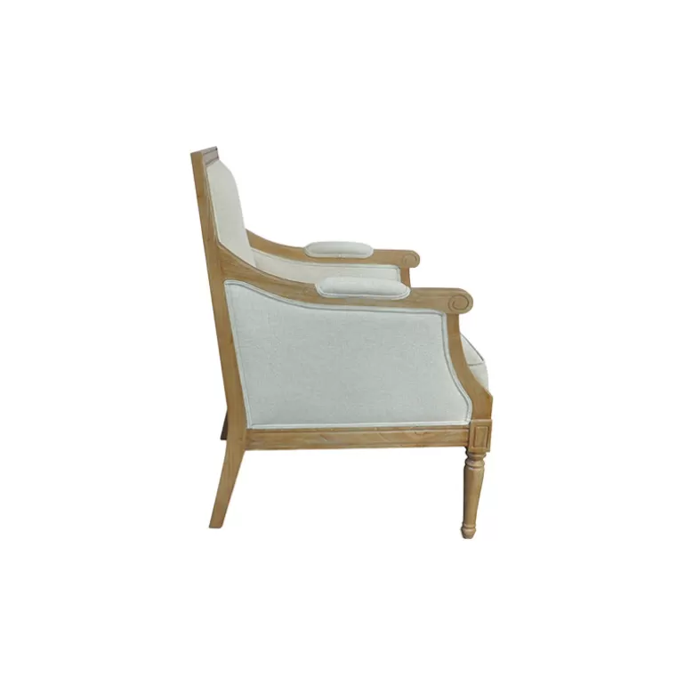 Fauteuil bergère Louis XVI en bois - Flandre<Meubles Moss Cheap