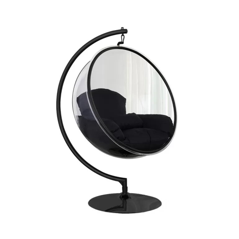 Fauteuil boule suspendu en métal avec coussin - Sumba<Meubles Moss New