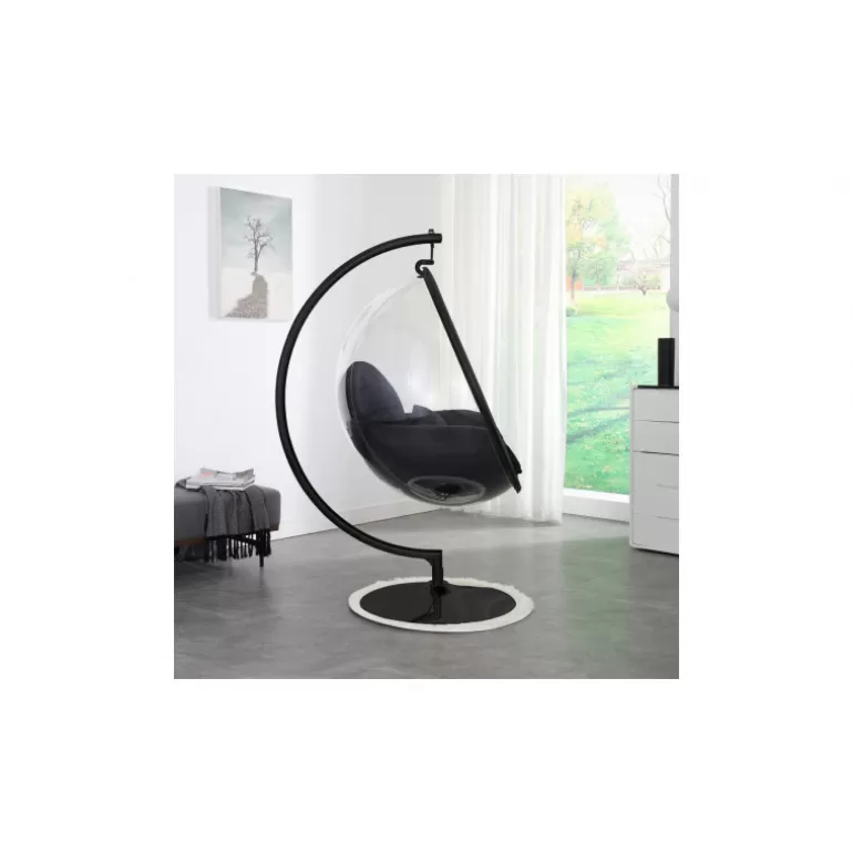 Fauteuil boule suspendu en métal avec coussin - Sumba<Meubles Moss New