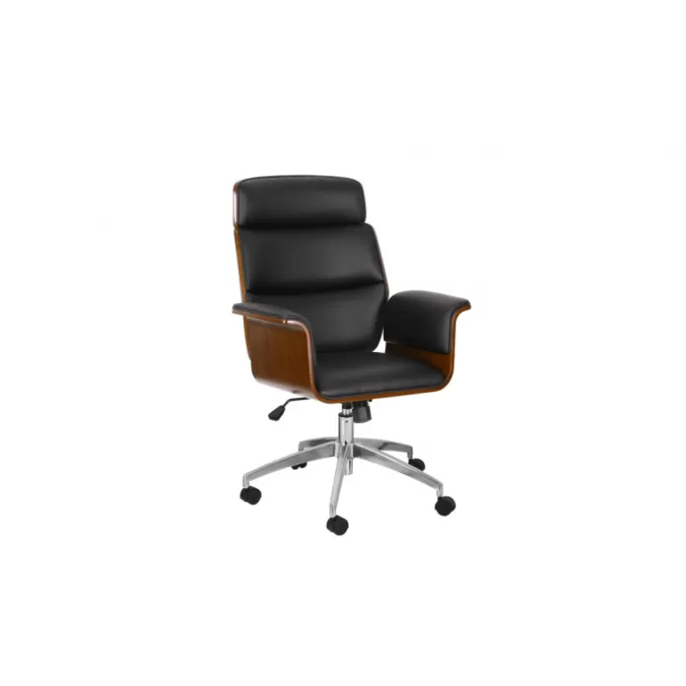 Fauteuil de bureau à roulettes - Cassel<Meubles Moss Fashion