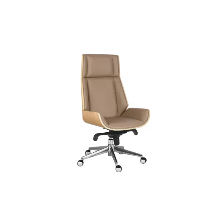 Fauteuil de bureau à roulettes - Hanovre<Meubles Moss Fashion