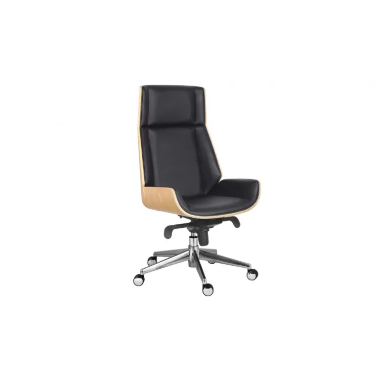 Fauteuil de bureau à roulettes - Hanovre<Meubles Moss Best