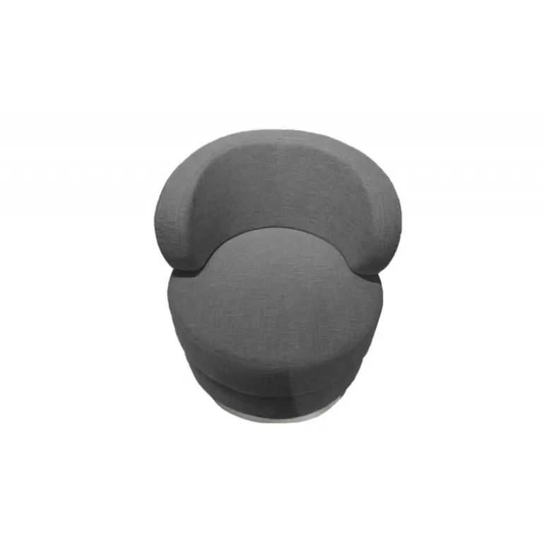Fauteuil en tissu design pivotant à 360 degrés - Groove<Meubles Moss New