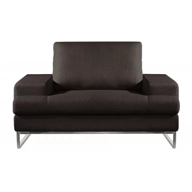 Fauteuil tissu avec dossier modulable - Borgas<Meubles Moss Store