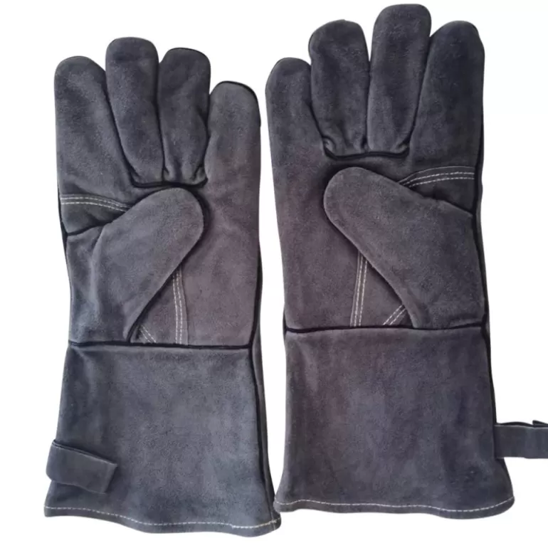 Gants de cuisine en cuir marron - Kamin Gants<Meubles Moss Cheap