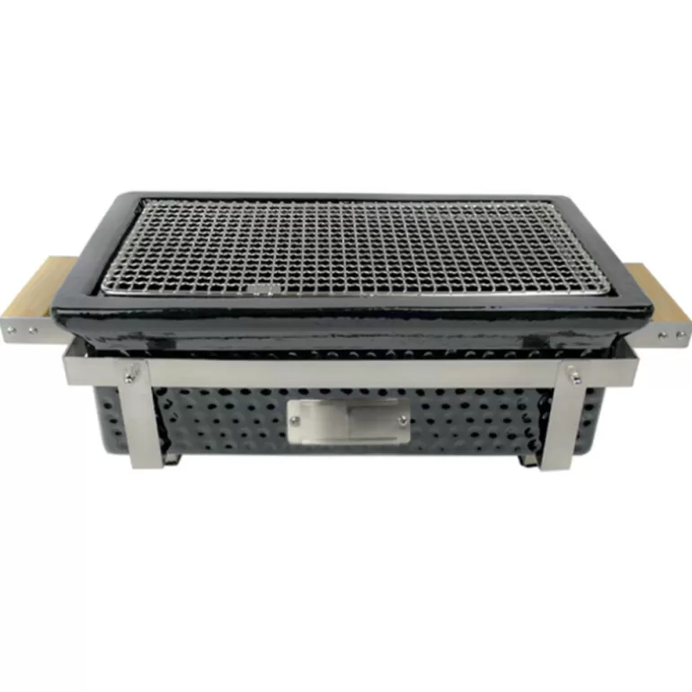 Grill de table japonais traditionnel rectangle Sumibi - Kamin Sumibi<Meubles Moss Hot